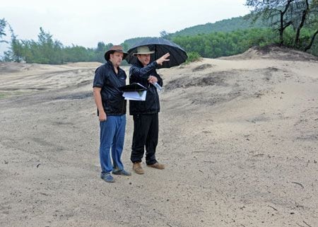 Sir Nick inspects Faldo Design project in Vietnam