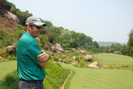 Sir Nick Faldo in Laguna Lang Co