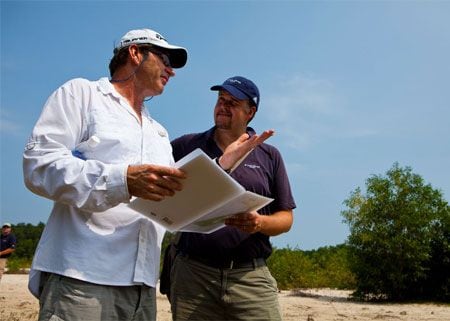 Sir Nick inspects Faldo Design project in Vietnam